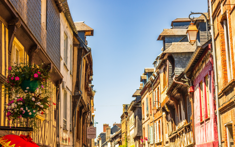 Honfleur, village portuaire de Normandie, France
