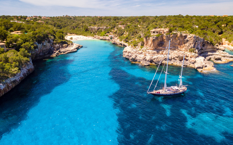 La baie de Cala LLombard