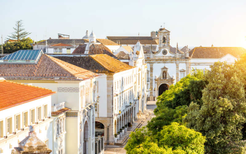La ville de Faro, capitale du Portugal